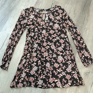 Aeropostale Pink and Orange Bishop Sleeve Sundress